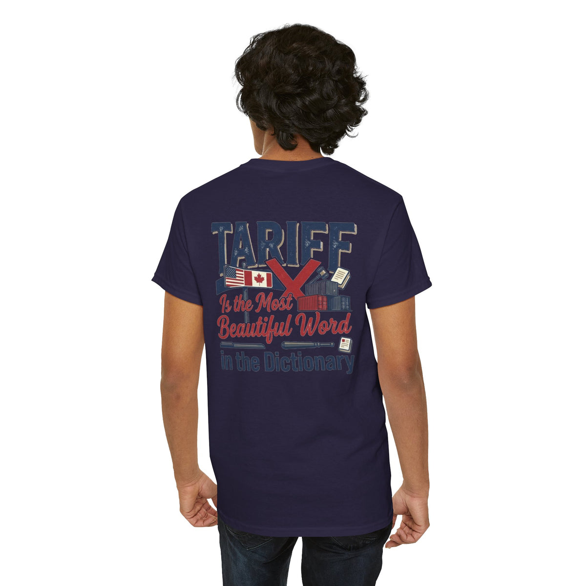 Color: Blackberry | Tariff Is The Most Beautiful Word Premium Graphic Tee