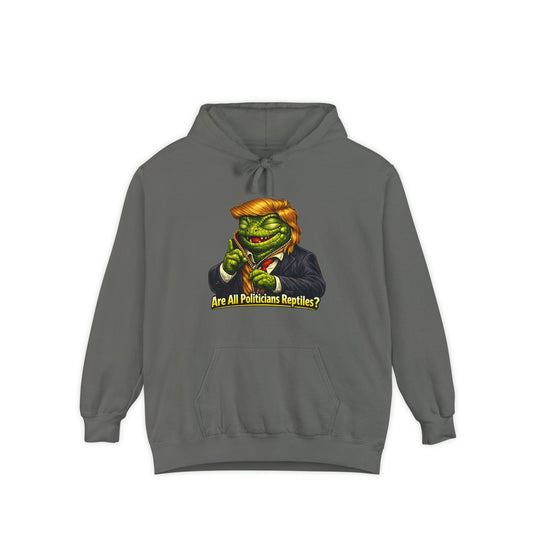 Reptilian Congress Committee | Garment-Dyed Hoodie — AttitudeShirts