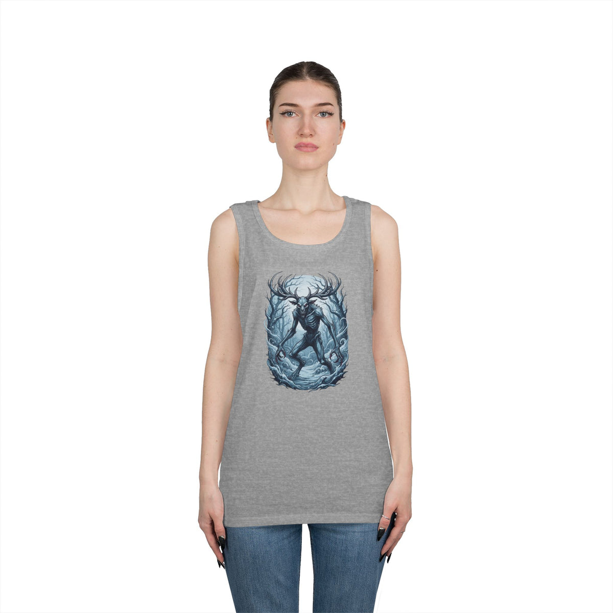 Color: Sport Grey | Wendigo (Algonquian Folklore) Tank Top