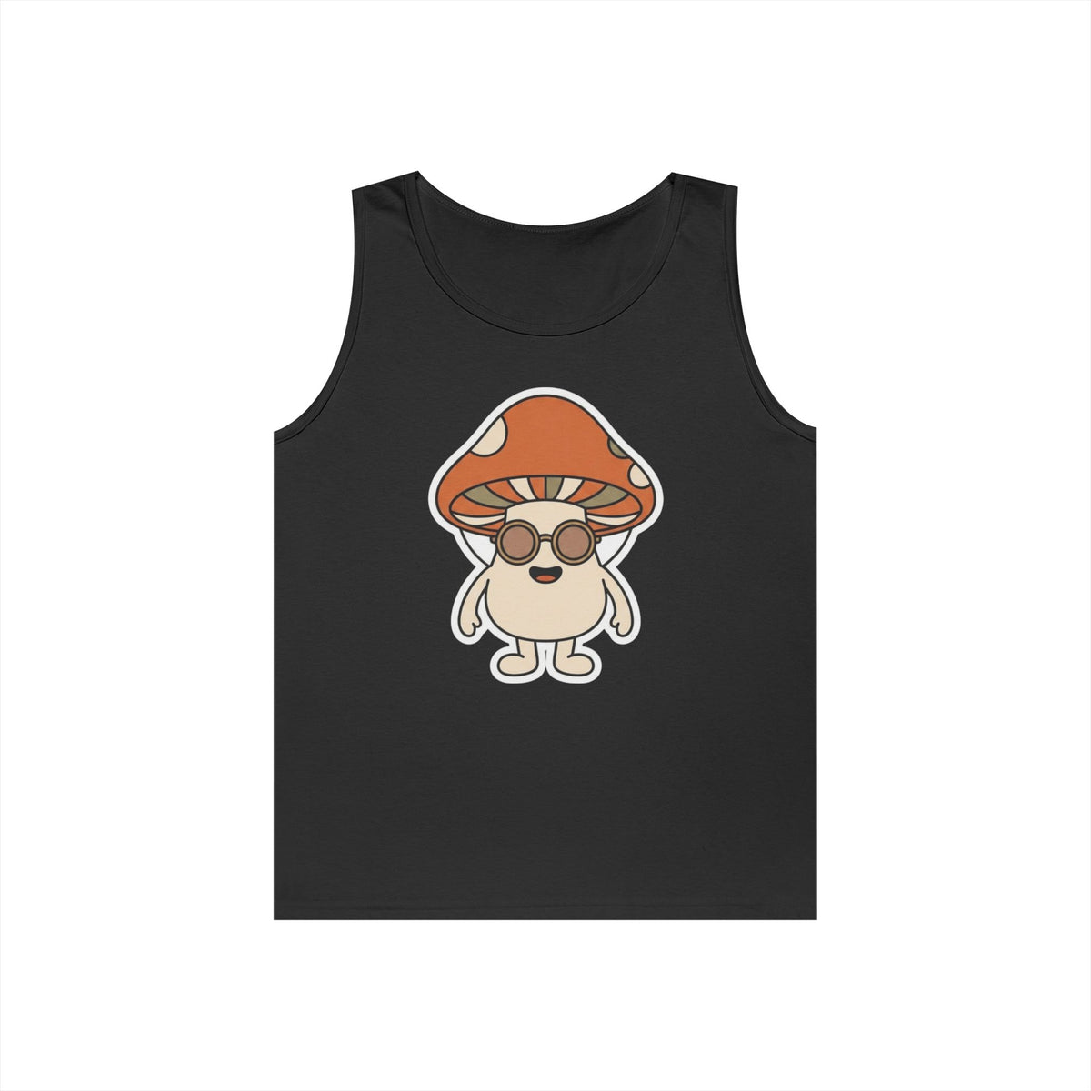 Color: Black | Shroom Man Tank Top