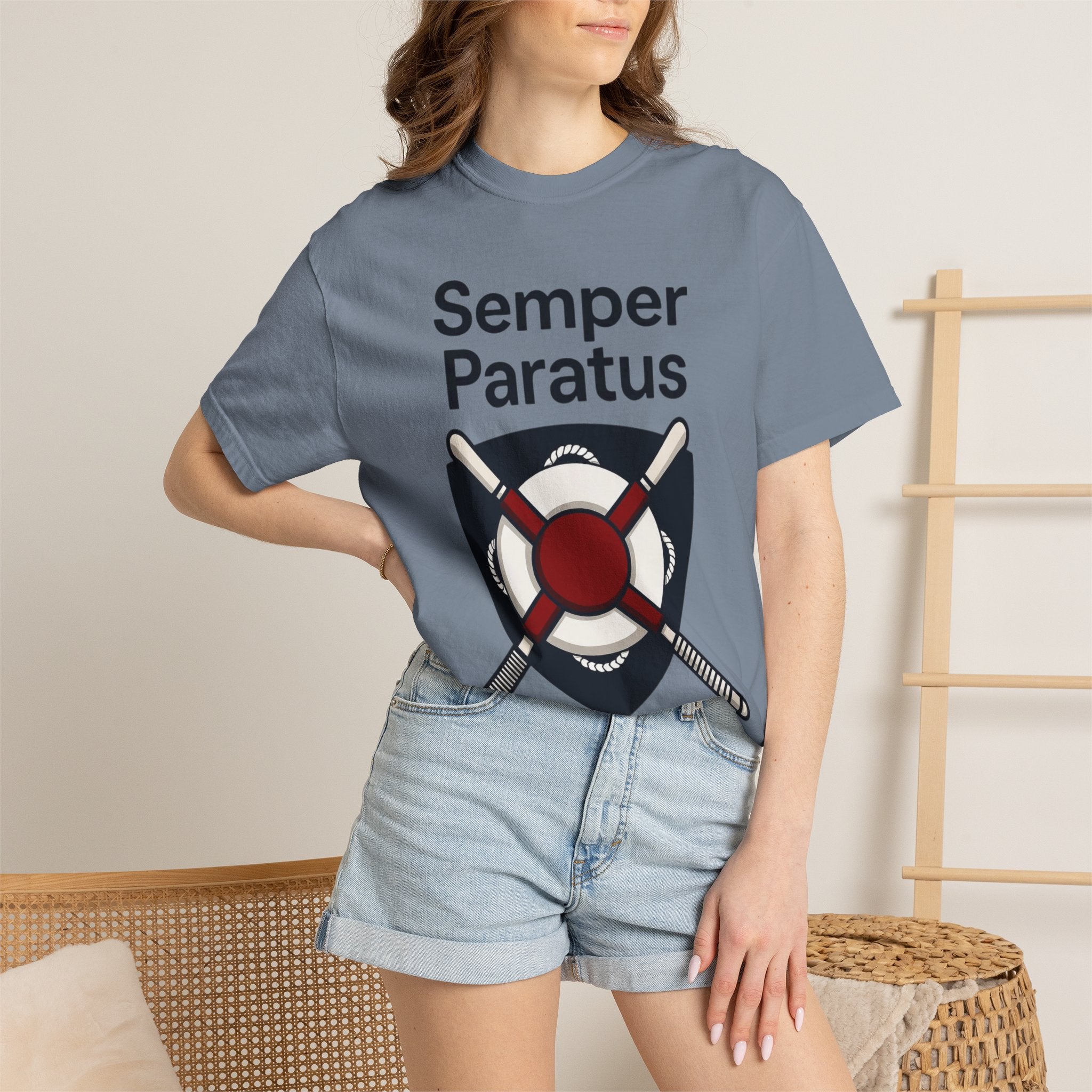 "Semper Paratus" Unisex Garment-Dyed T-shirt