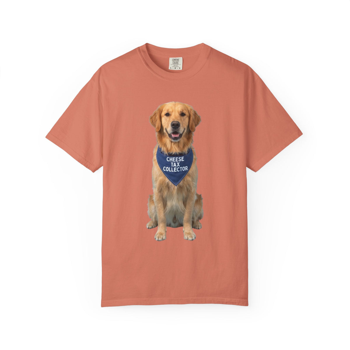 Color: Terracotta | Cheese Tax Unisex Garment-Dyed Tee