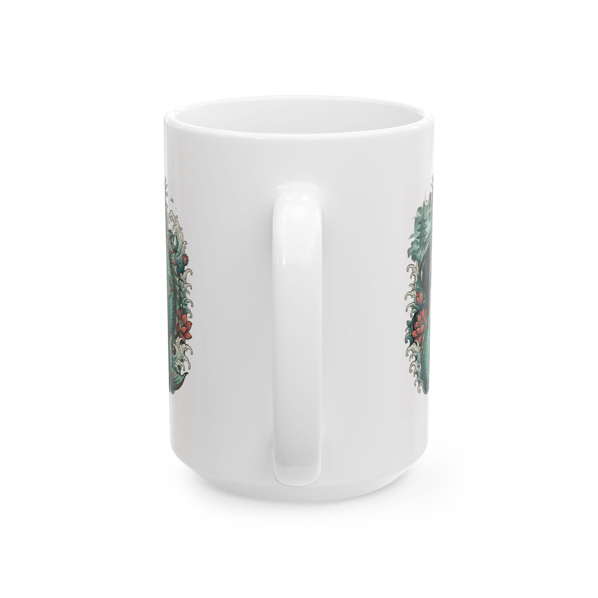 "Ningyo (Japanese Folklore)" White Ceramic Mug