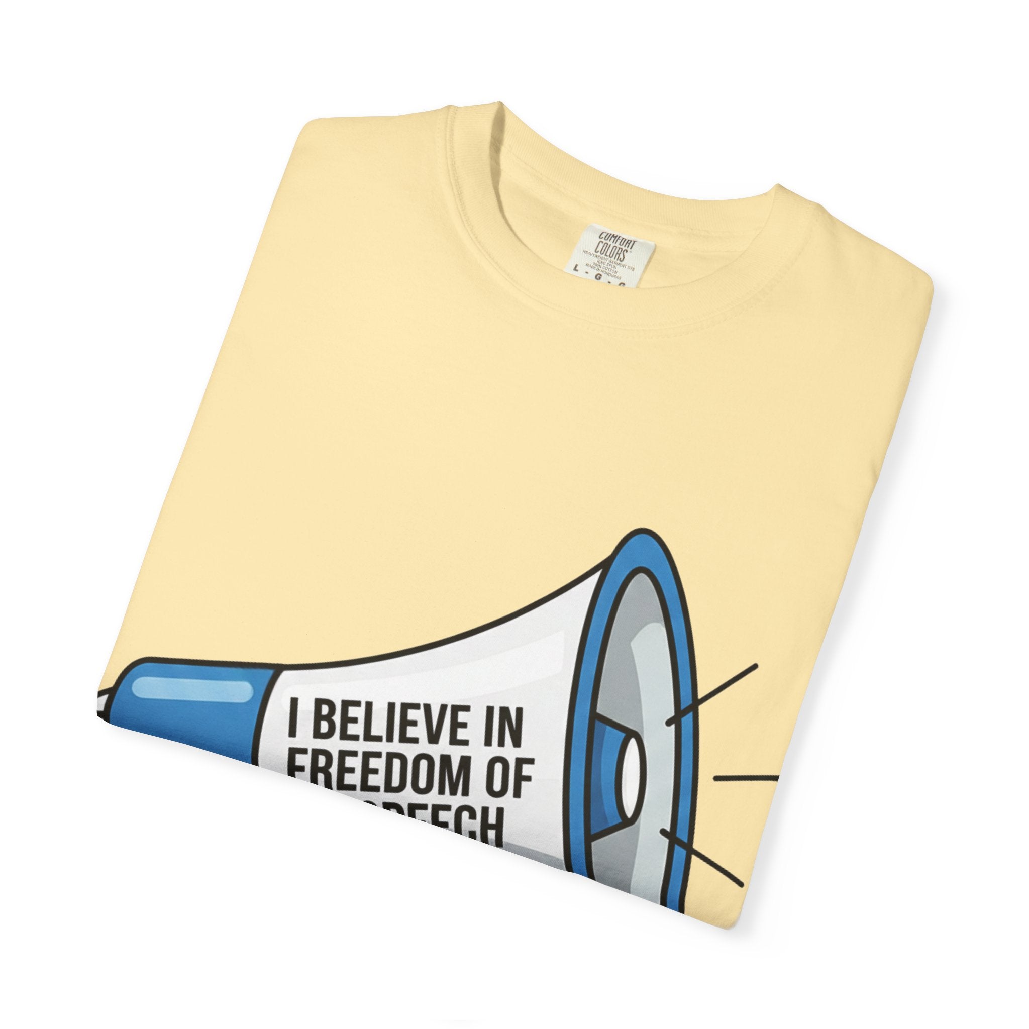 "Freedom of Speech" Unisex Garment-Dyed T-shirt