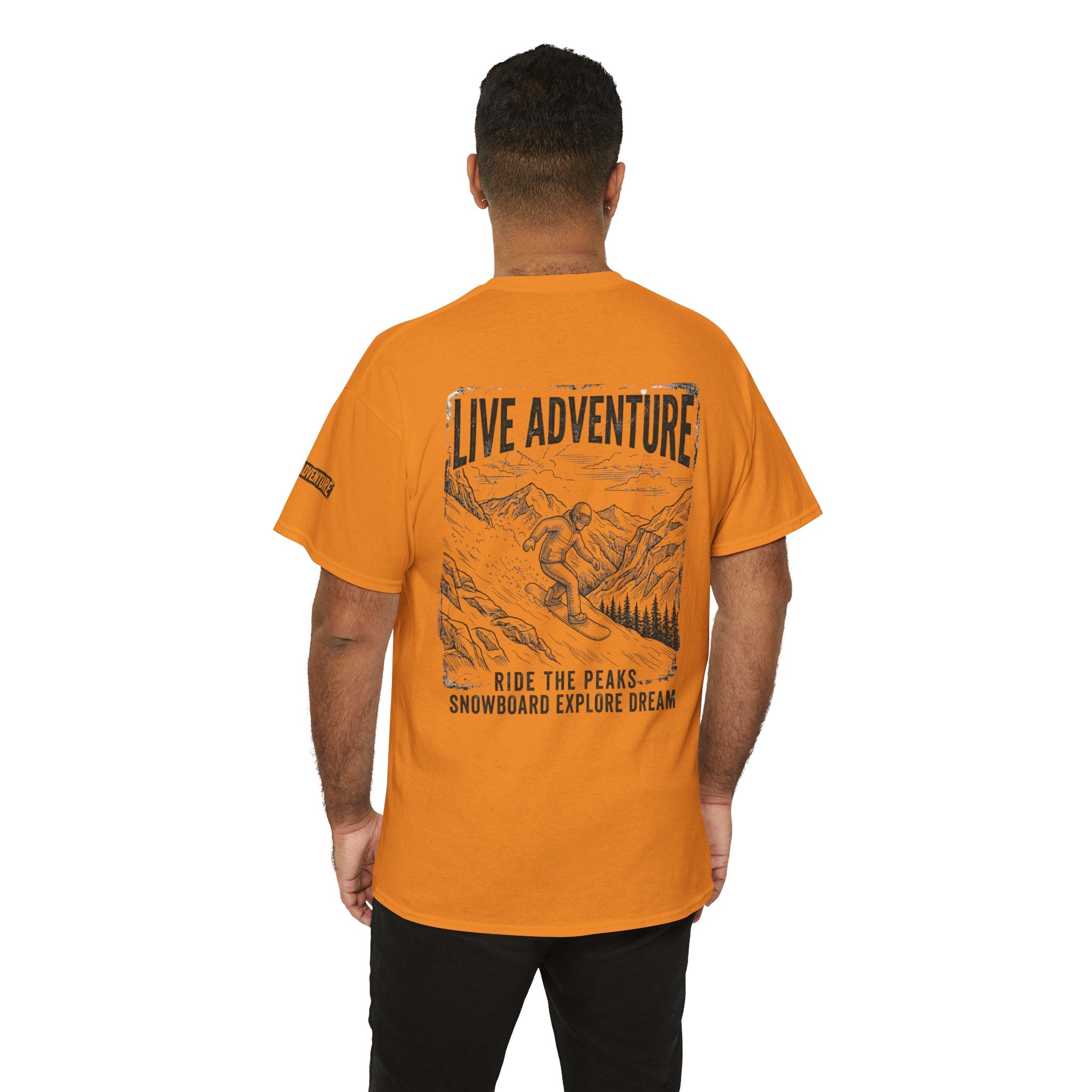"Live Adventure - Snowboard" Premium Graphic Tee