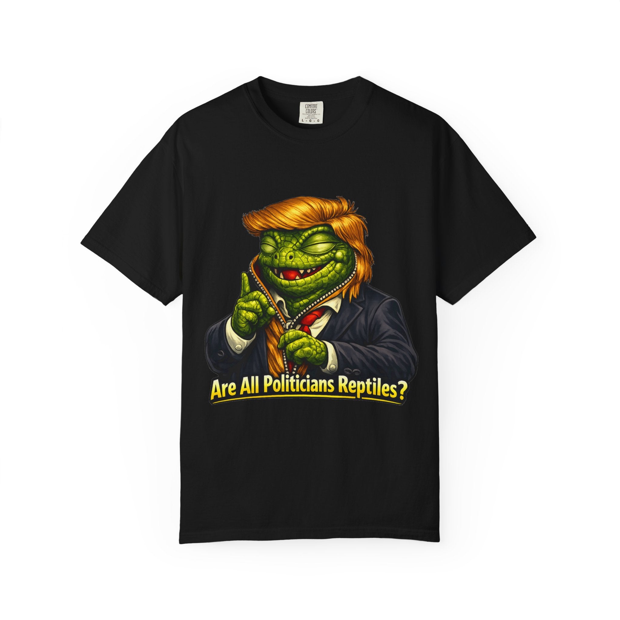 Reptilian Congress Committee | Garment-Dyed Tee — AttitudeShirts