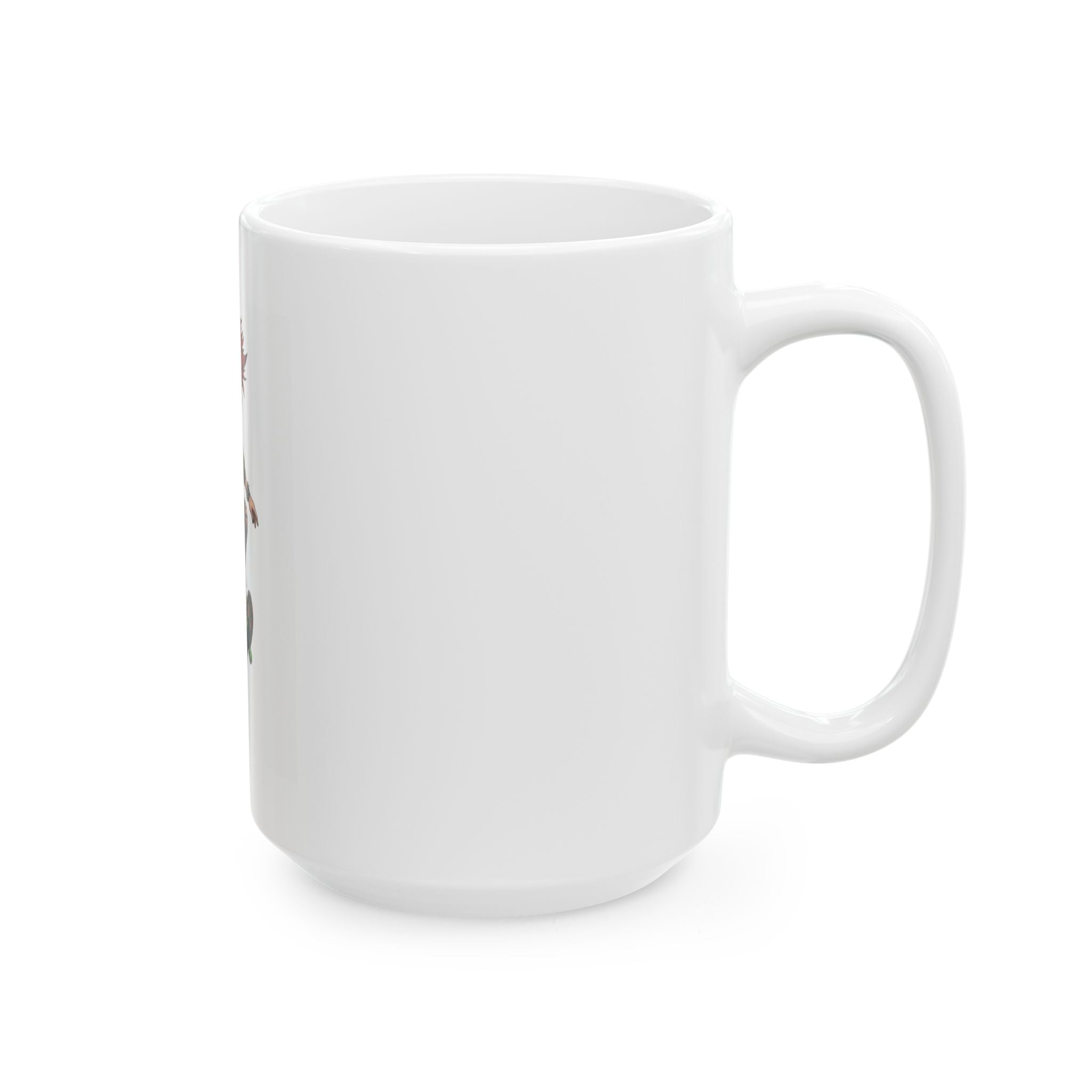 "Riot" White Ceramic Mug