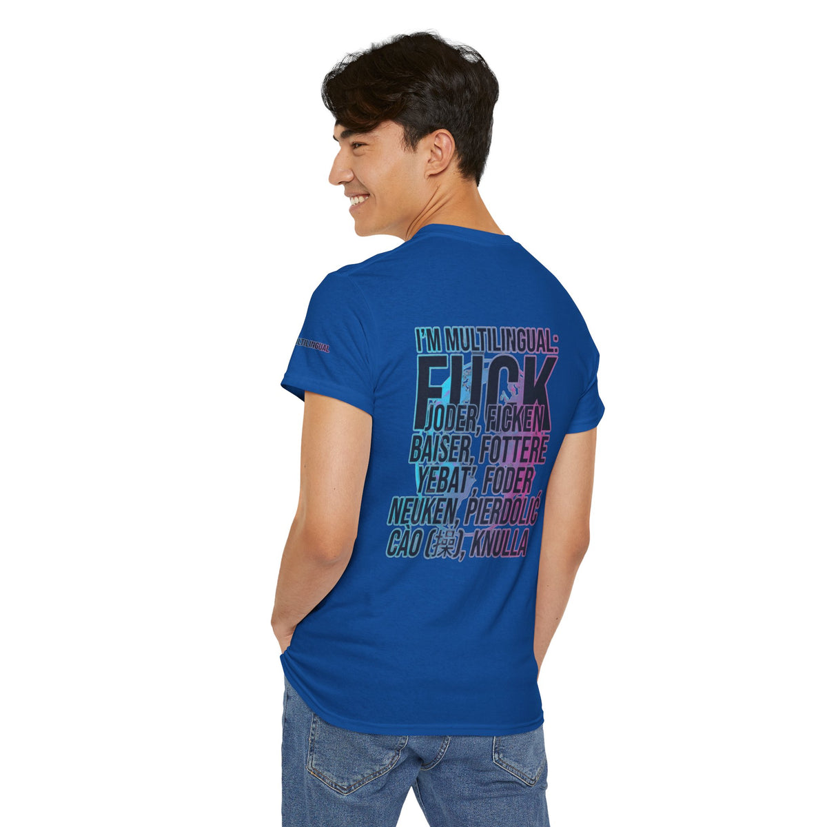 Color: Royal | I'm Multilingual Premium Graphic Tee