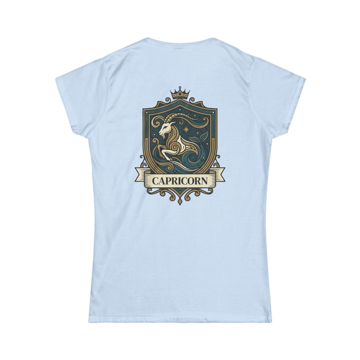 "Capricorn- The Sea-Goat Crest" Women's Tee
