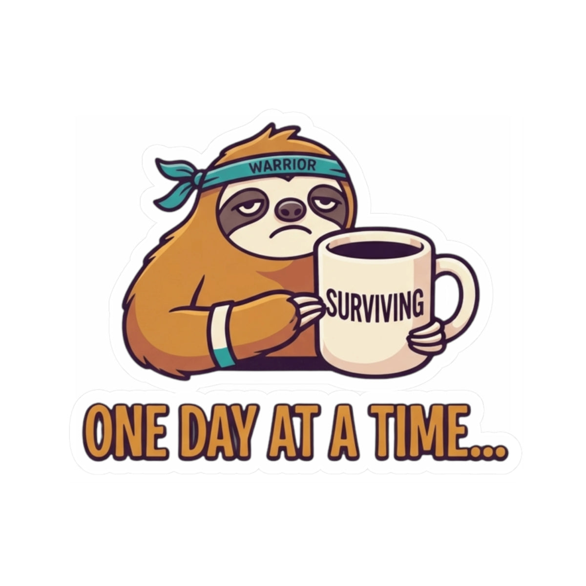 "Cancer One Day At A Time" Sticker