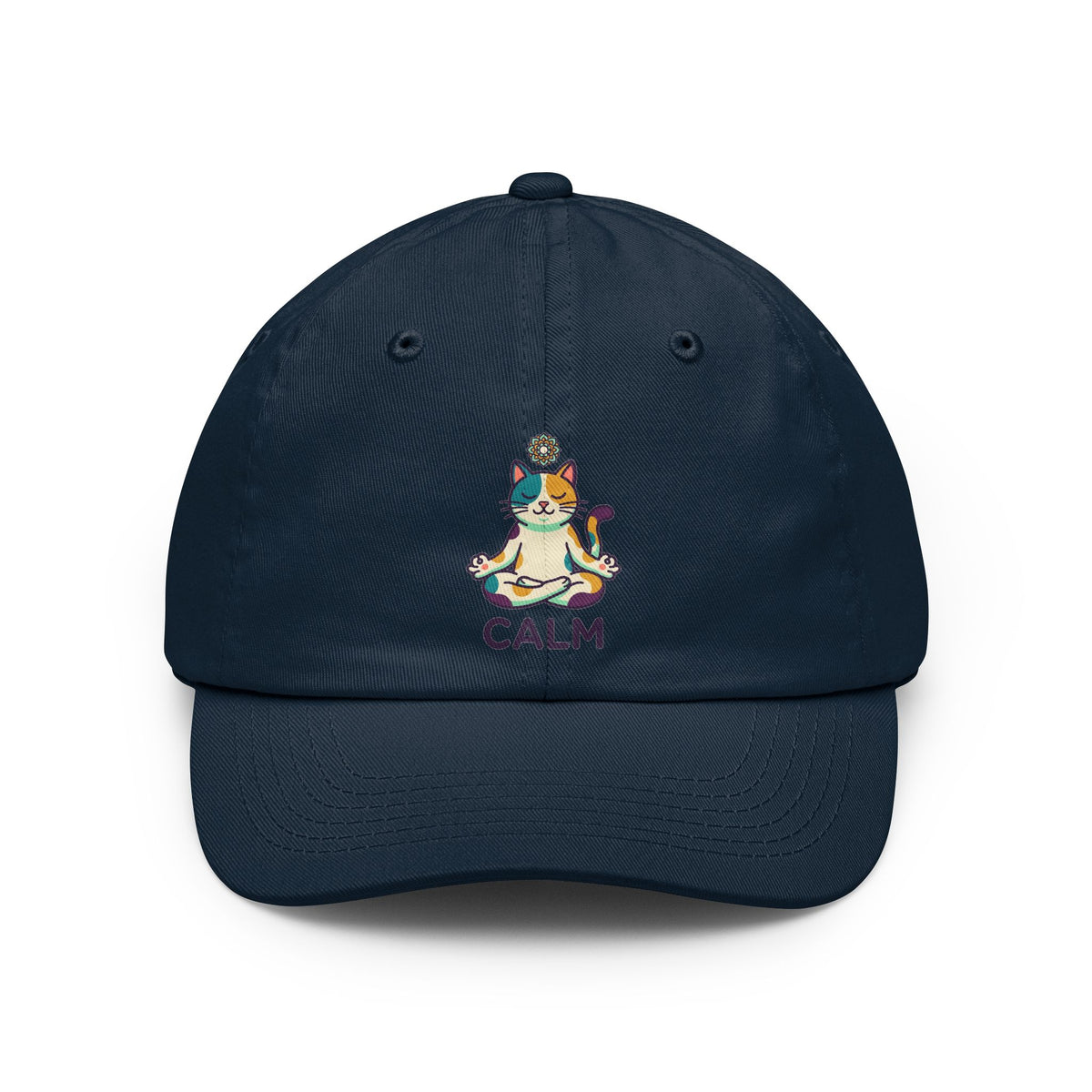 Color: Navy | Cat CALM Dad Hat