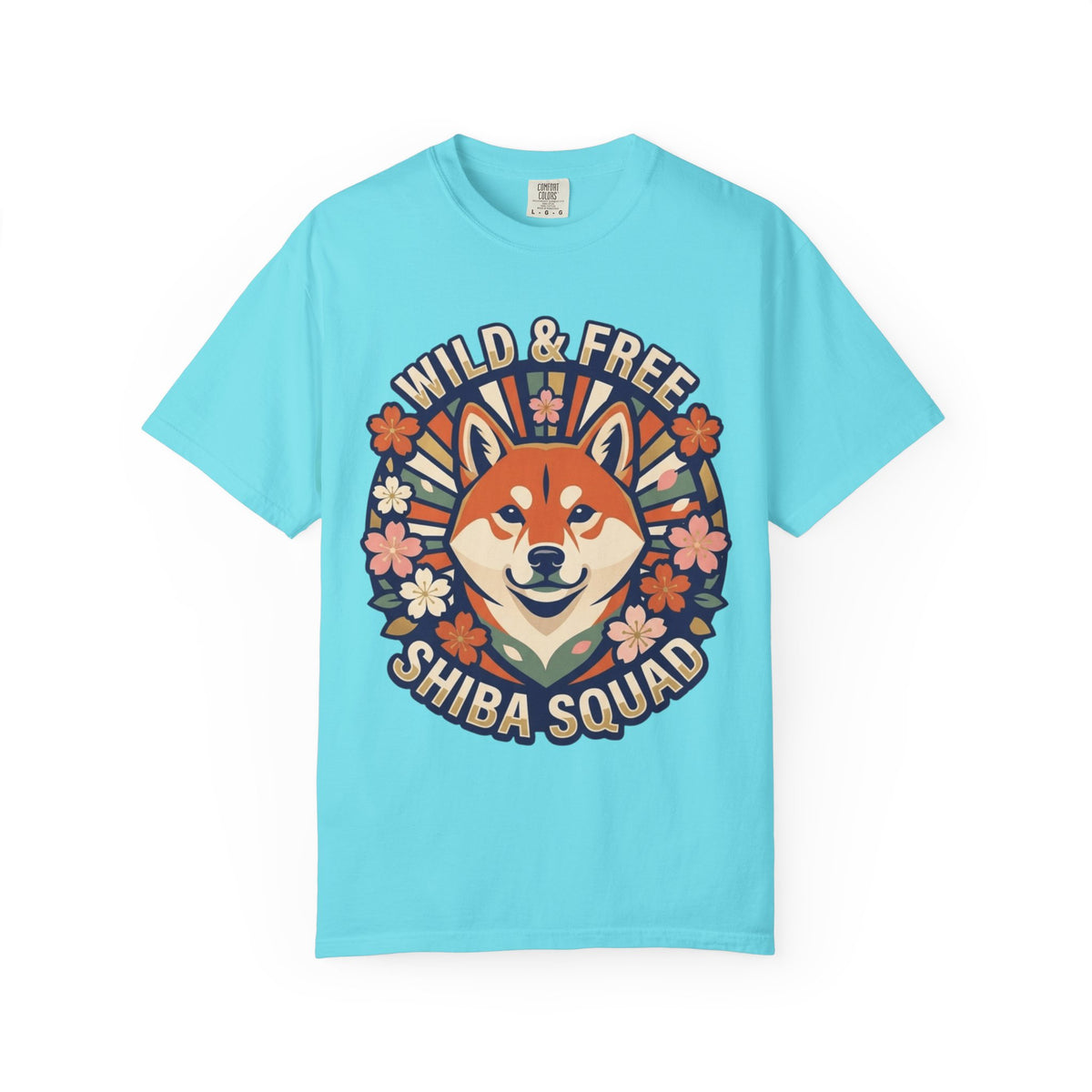 "Shiba Squad" Unisex Garment-Dyed Tee