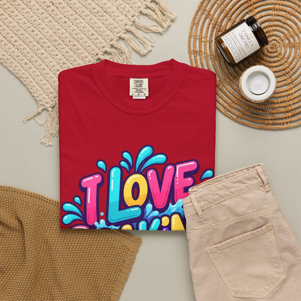 I Love Soaking Unisex Garment-Dyed Tee