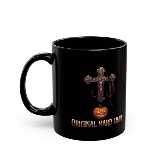 "Original Hard Limit" Black Ceramic Mug — Graphic