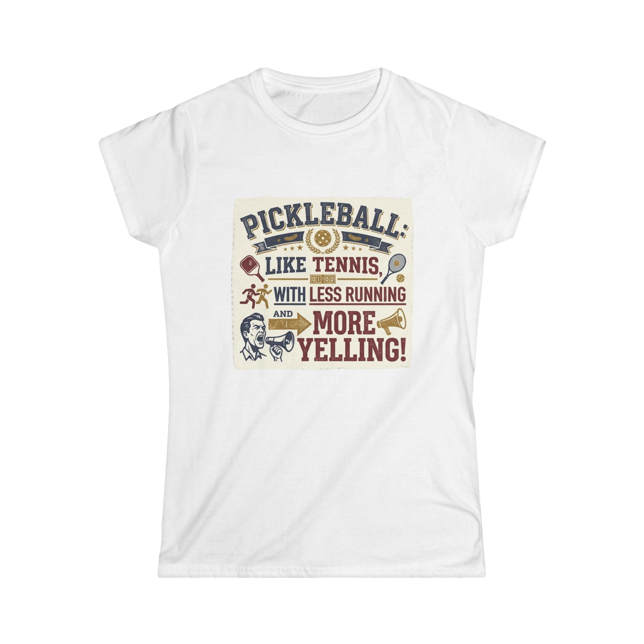 Pickleball: Tennis for People Who Gave Up | Women's Tee — AttitudeShirts
