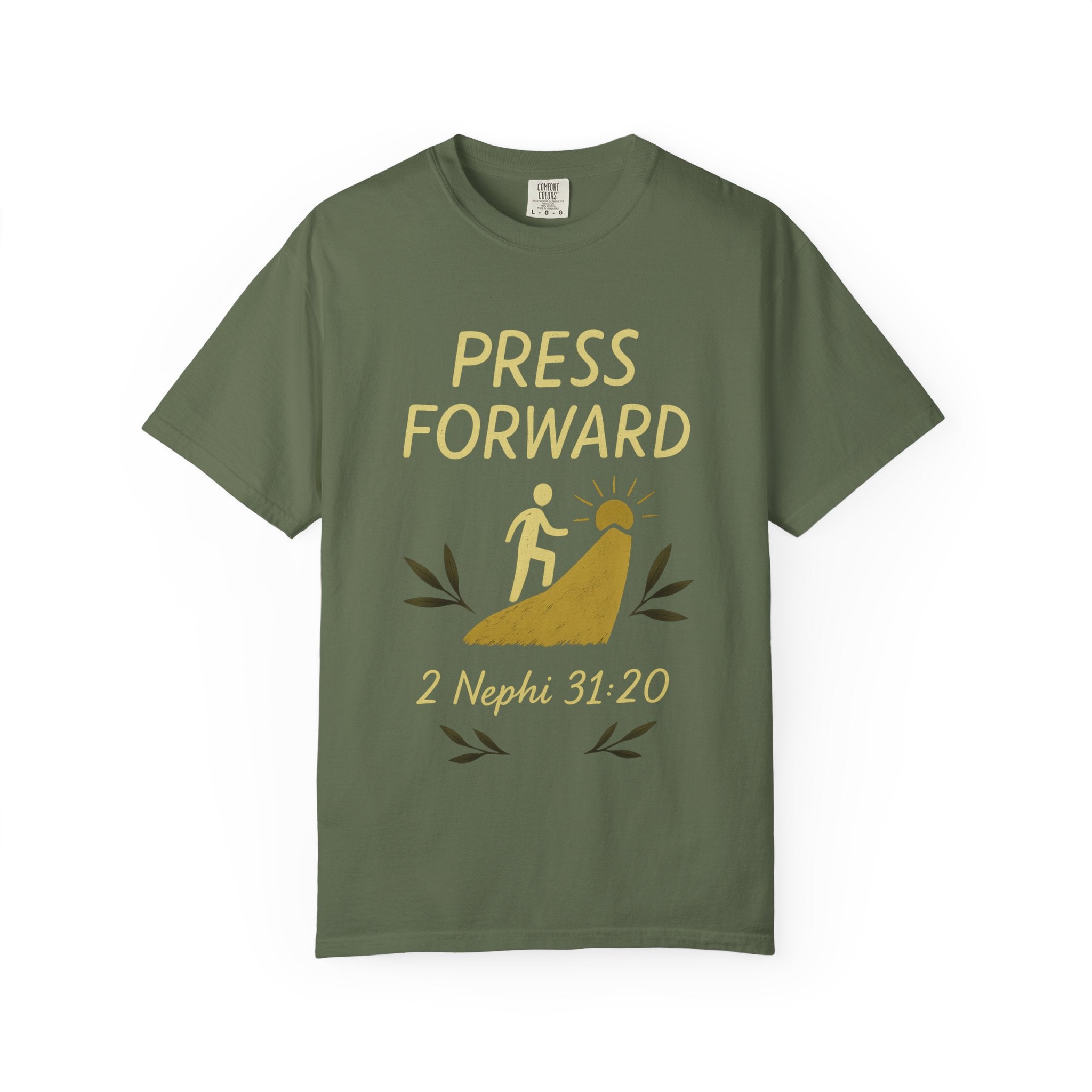 "Press Forward" Unisex Garment-Dyed T-shirt