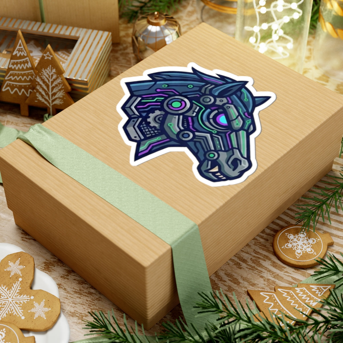 "Cyber Mustang" Sticker