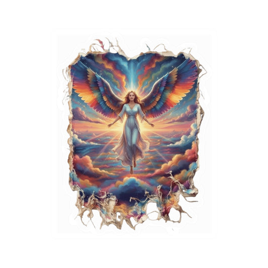 "Rainbow Angel" Sticker — Main