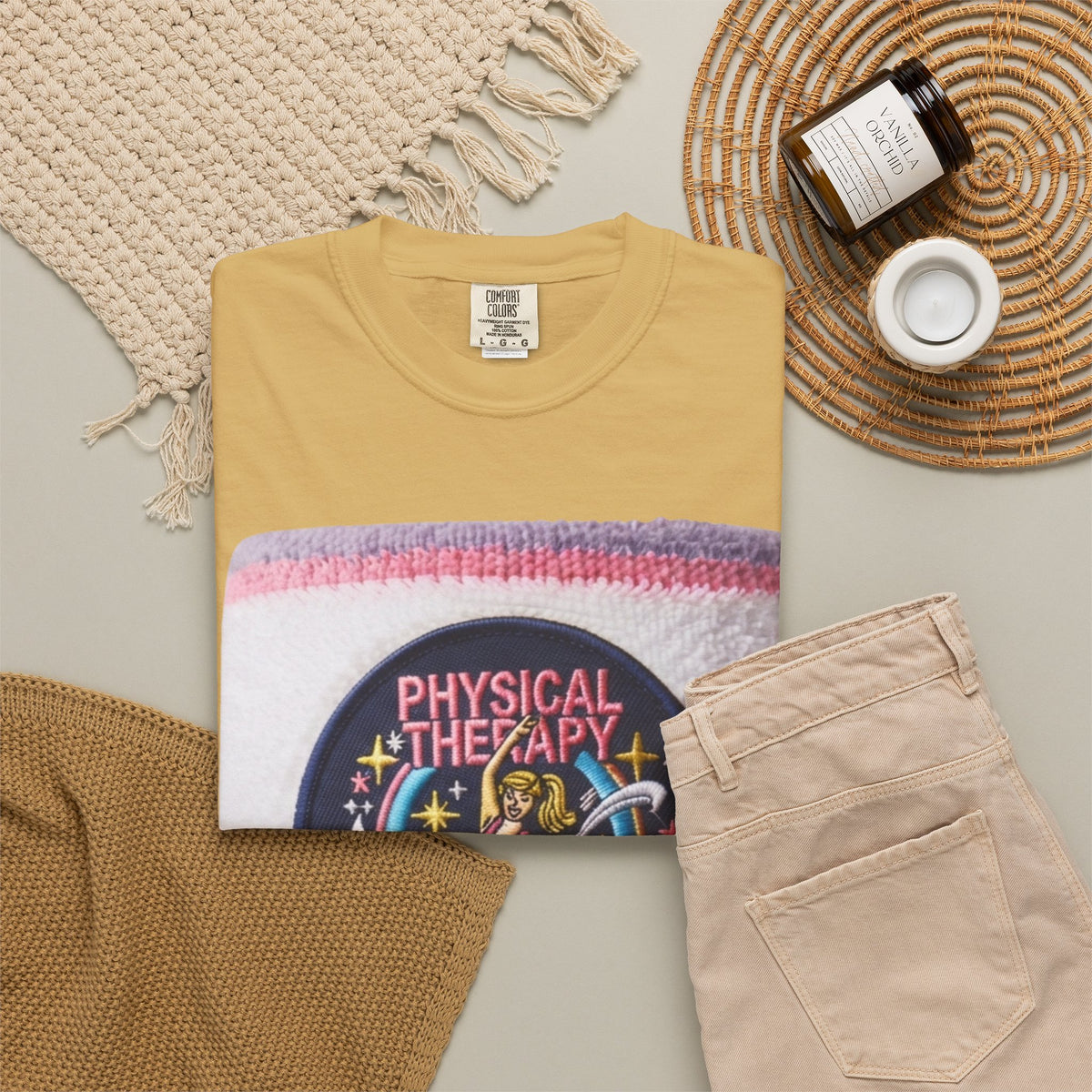 "Let's Get Physical" Unisex Garment-Dyed Tee