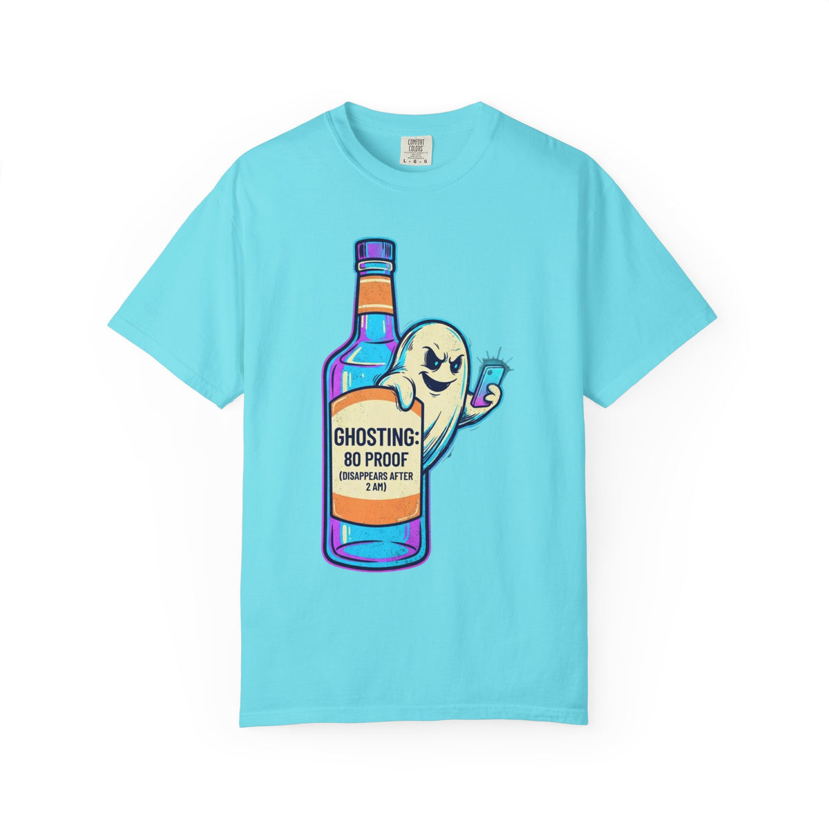Color: Lagoon Blue | Ghosting Unisex Garment-Dyed Tee