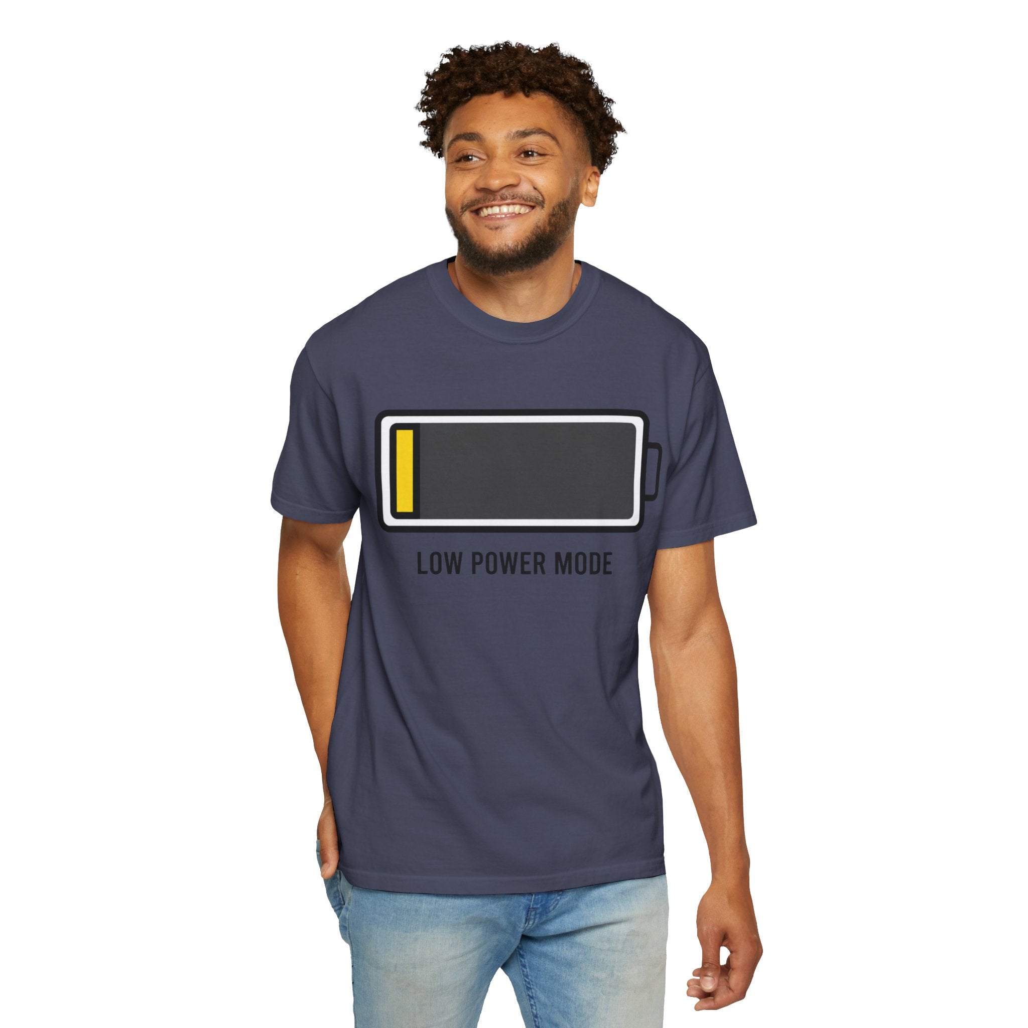 "Low Power Mode" Unisex Garment-Dyed Tee
