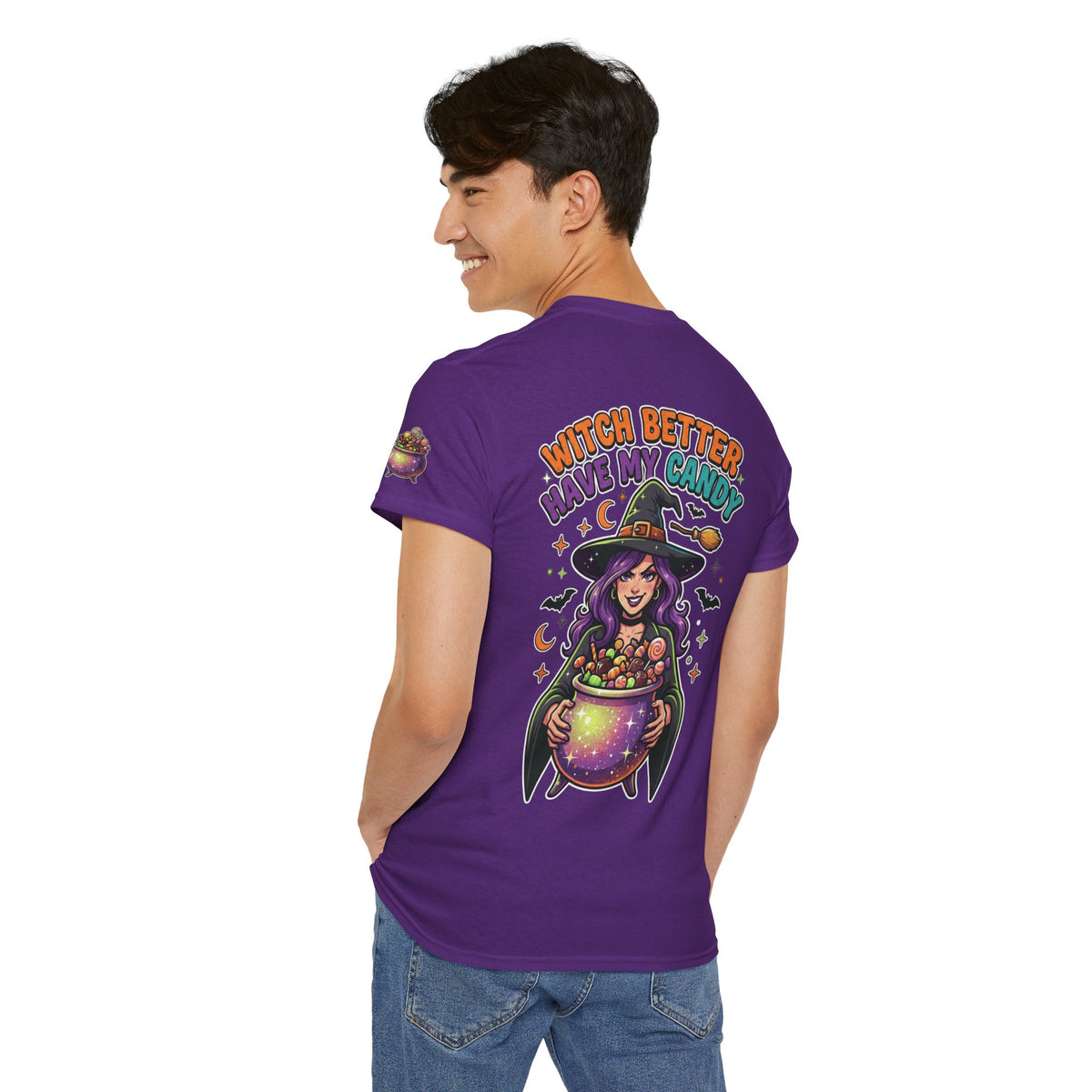 Color: Purple | Witch Better Have My Candy Premium Graphic Tee