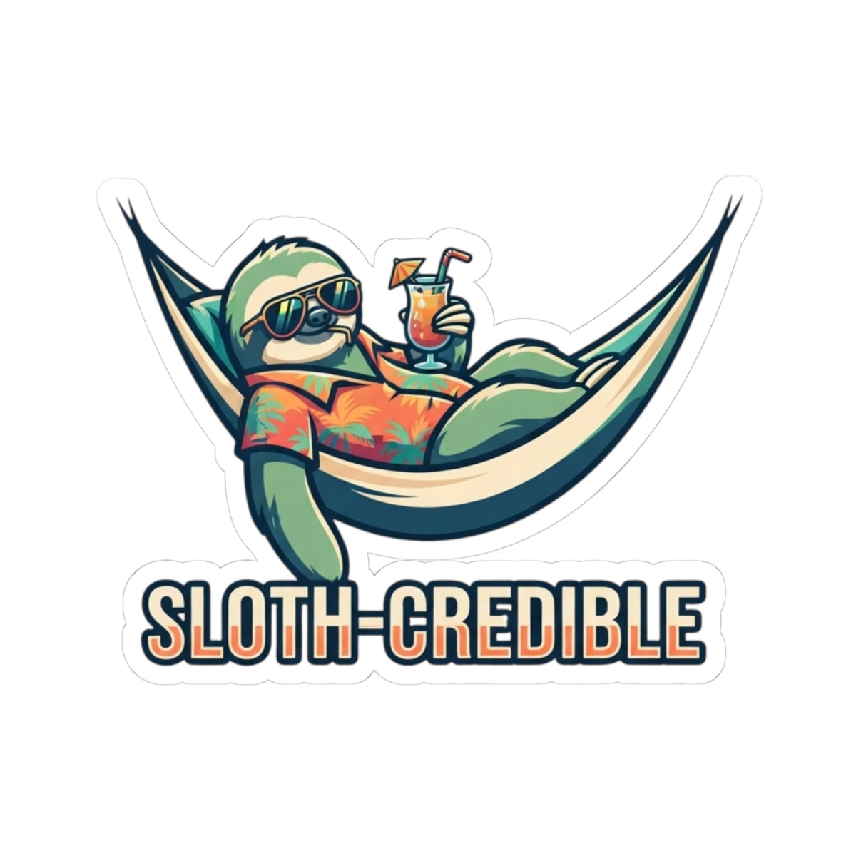 "Sloth Credible" Sticker — Main