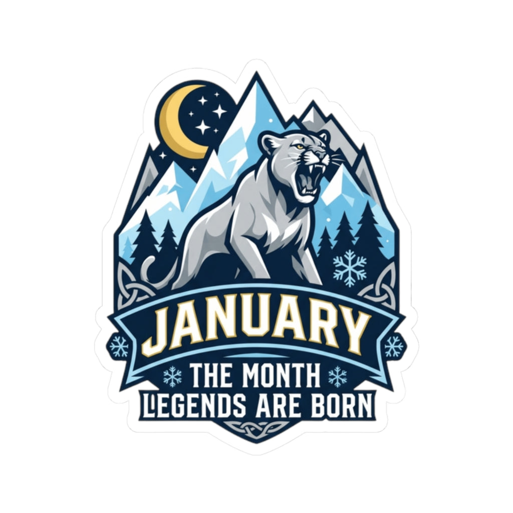 "January Legend" Sticker