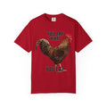 "You Are What You Eat Rooster 1" Unisex Garment-Dyed T-shirt