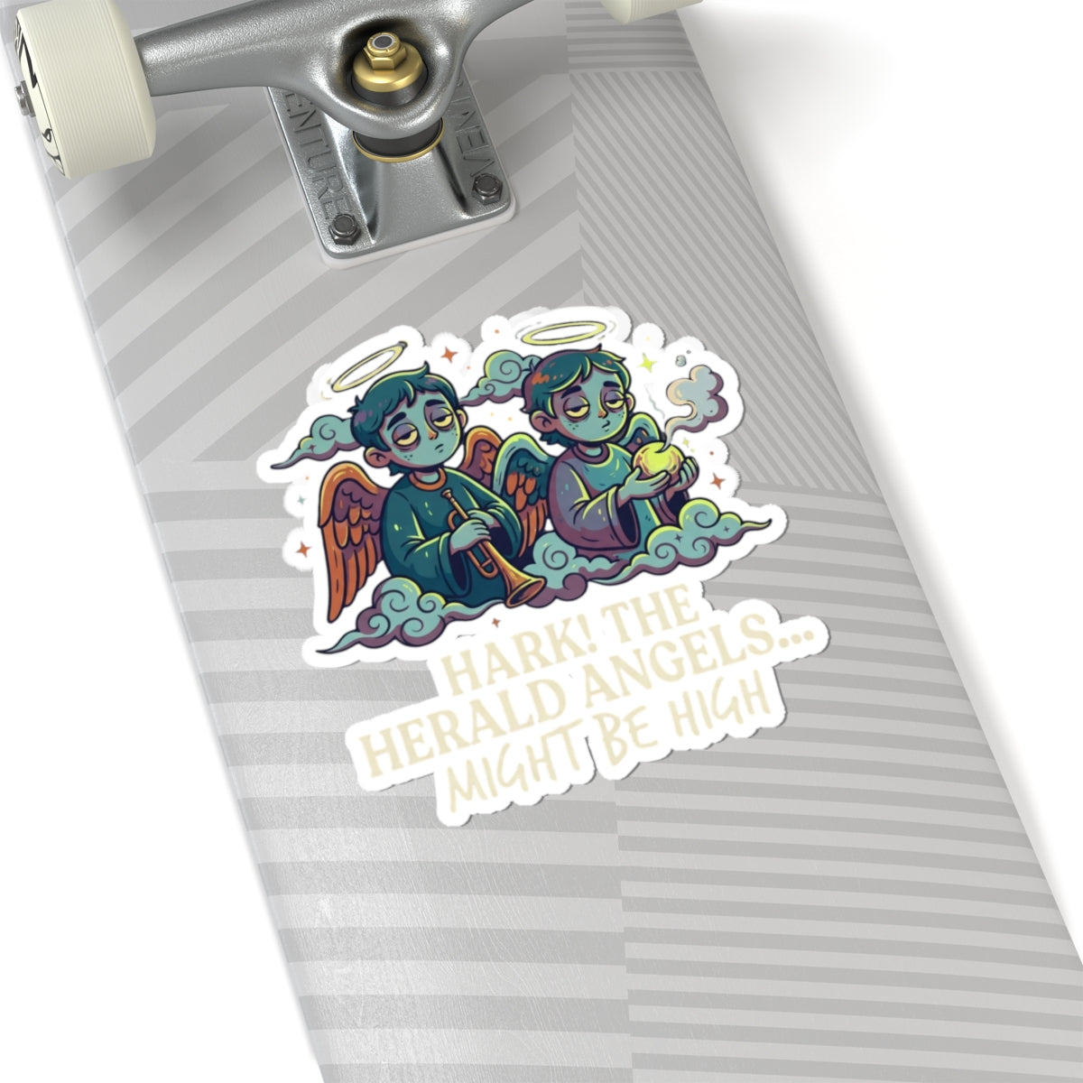 "Hark The Herald Angels" Sticker — Main