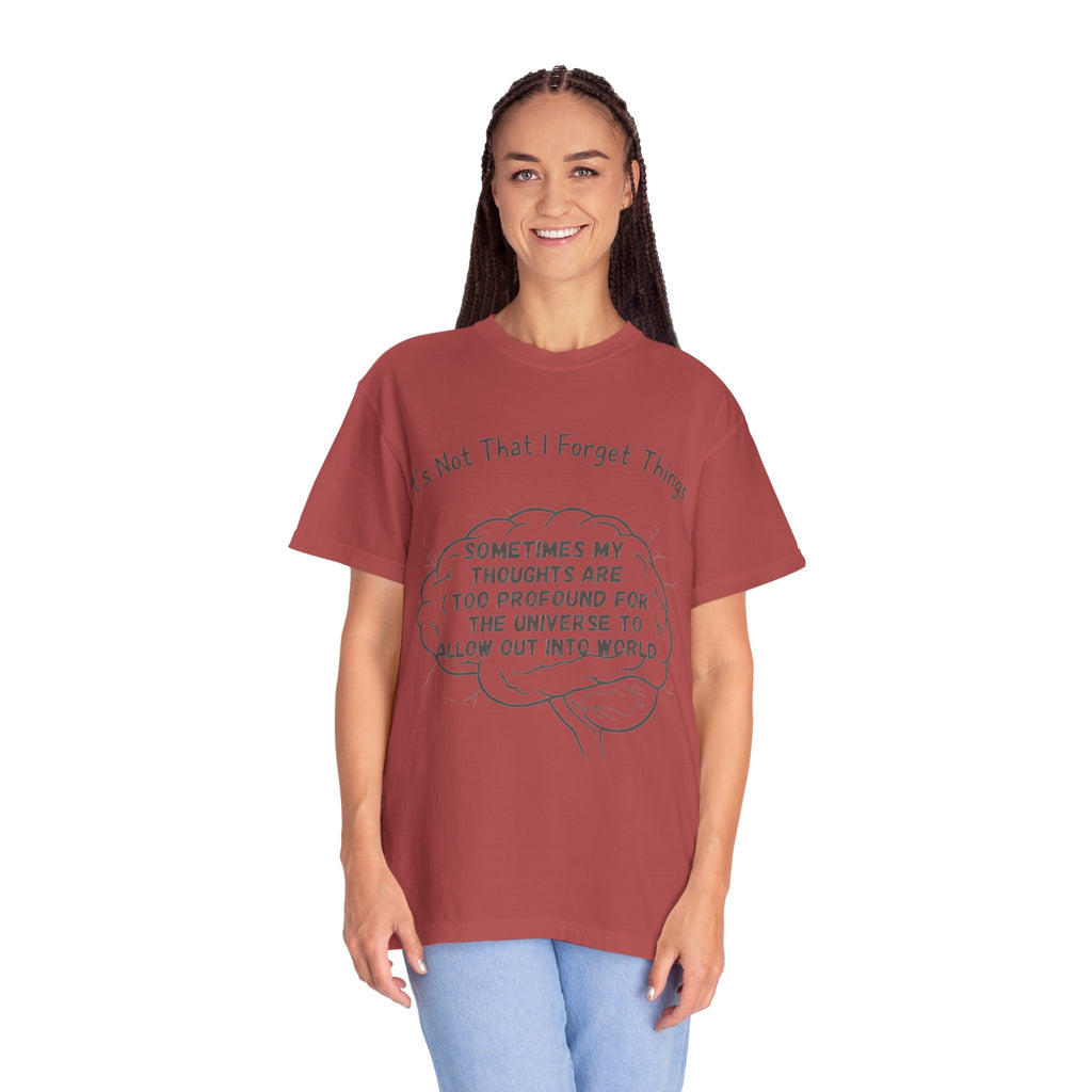 "Profound Thoughts 3" Unisex Garment-Dyed T-shirt