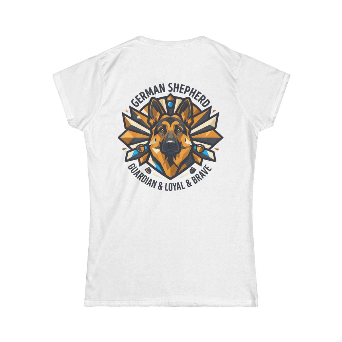 "German Shepherd Guardian Loyal Brave" Women's Tee