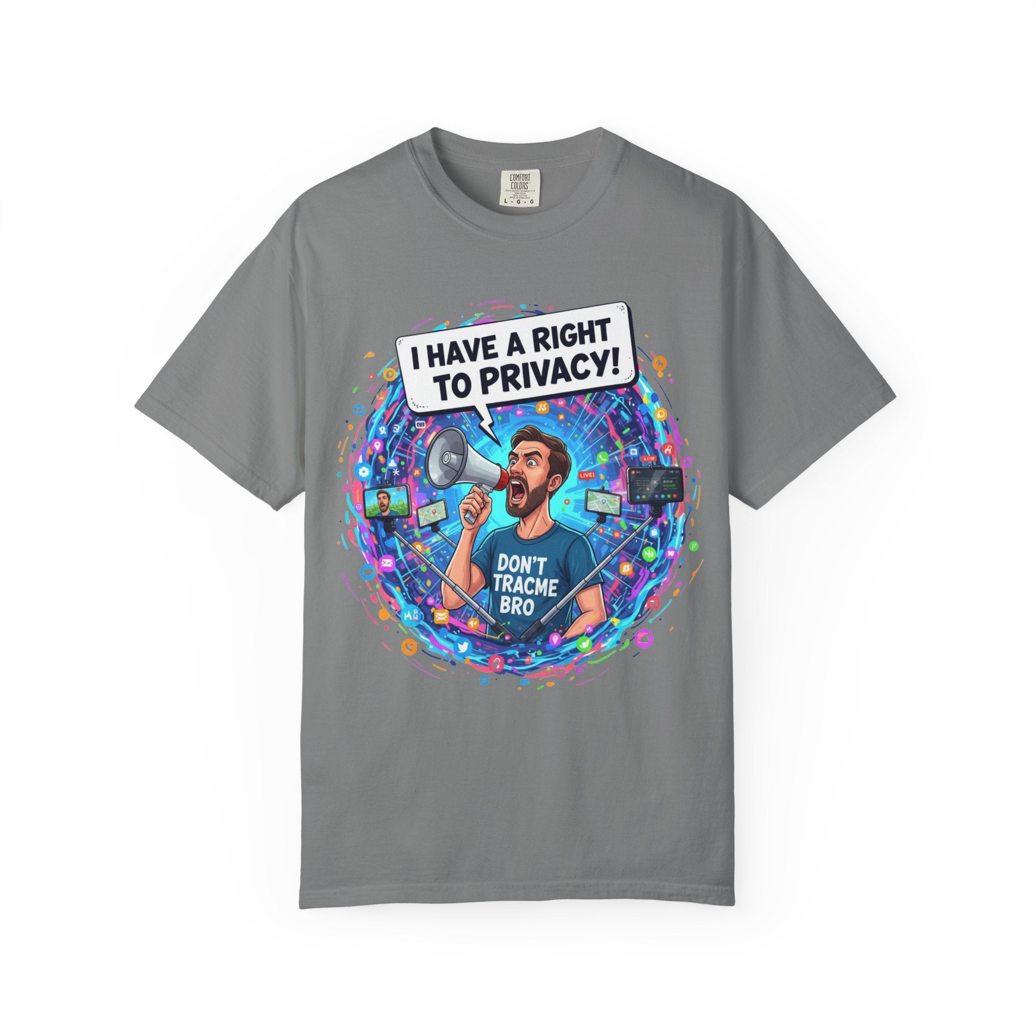 "The Right to Privacy"  Unisex Garment-Dyed T-shirt
