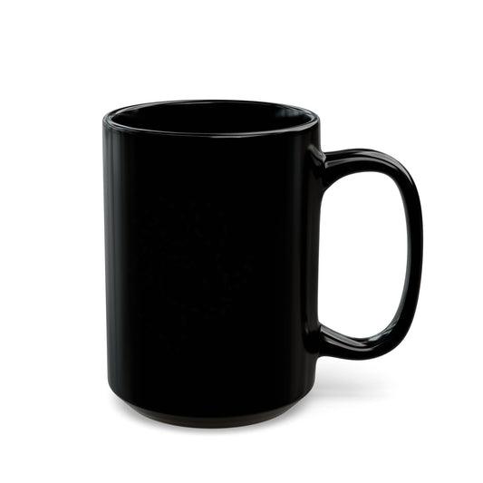 "Aries The Minimalist Ram" Black Ceramic Mug — Graphic