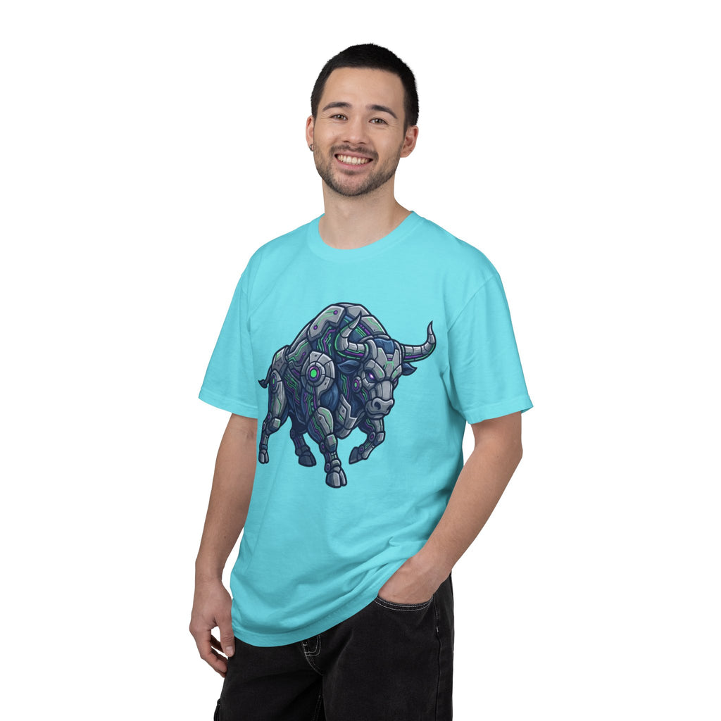 "Cyber Bull" Unisex Garment-Dyed Tee
