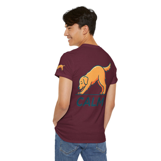 Color: Maroon | Dog CALM Premium Graphic Tee