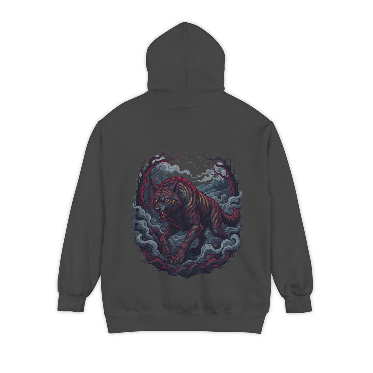Color: Pepper | The Beast of Gévaudan (France) Garment-Dyed Hoodie