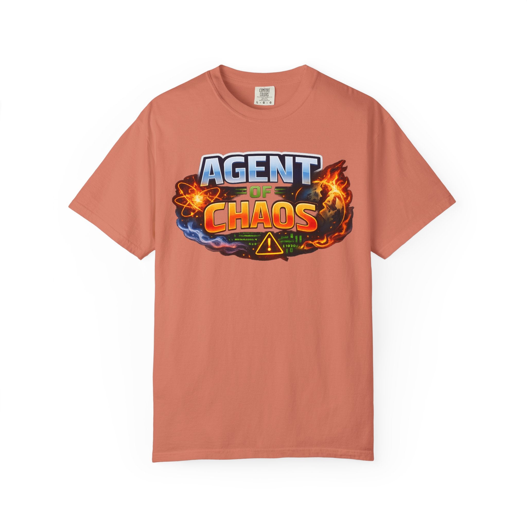 "Agent of Chaos" Unisex Garment-Dyed Tee