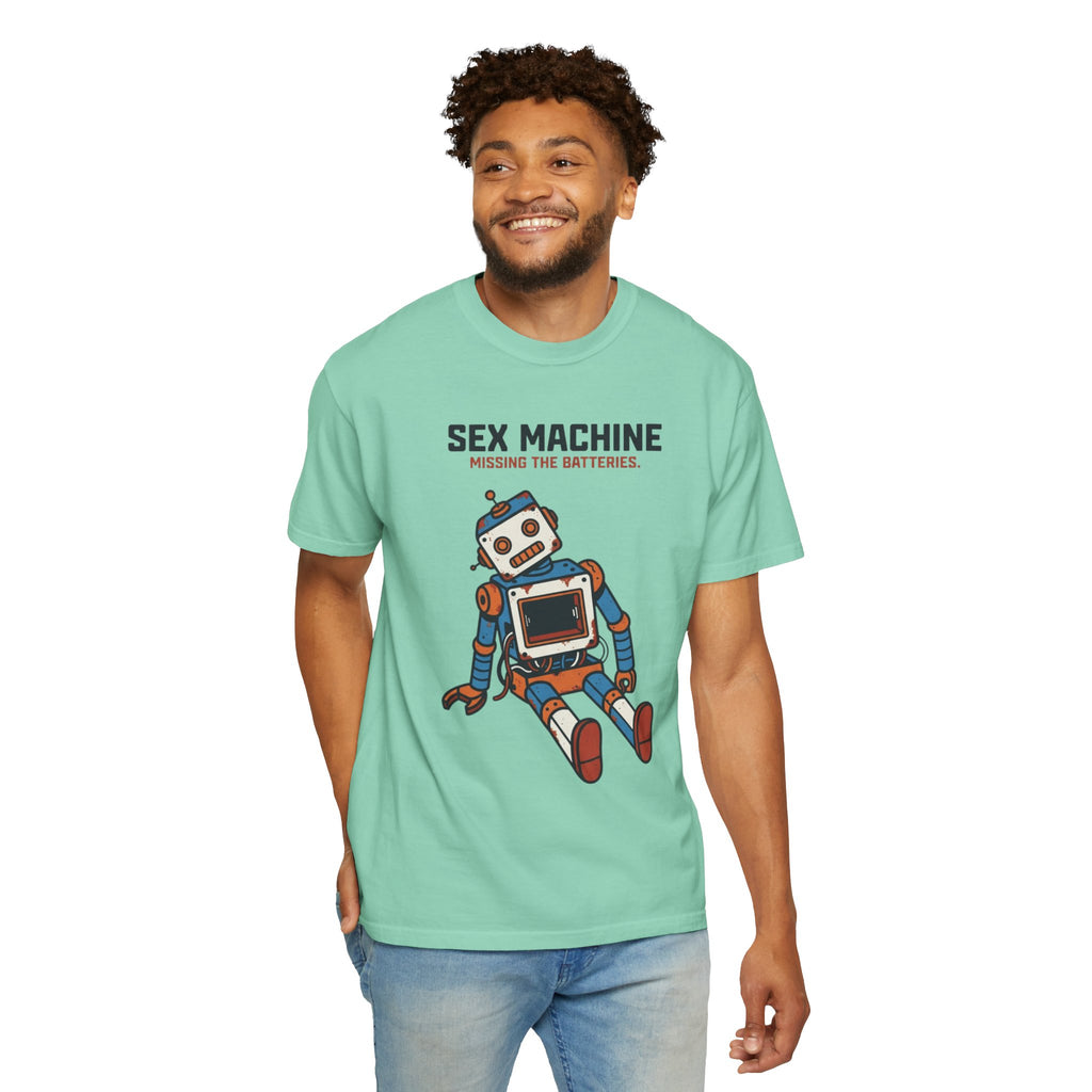 "Sex Machine" Unisex Garment-Dyed Tee