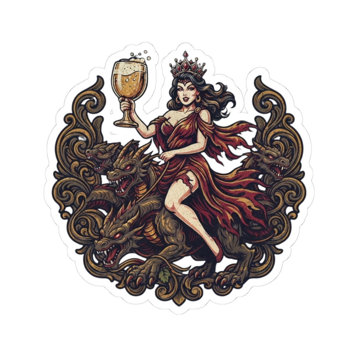 "Good Book Series Whore of Babylon" Sticker