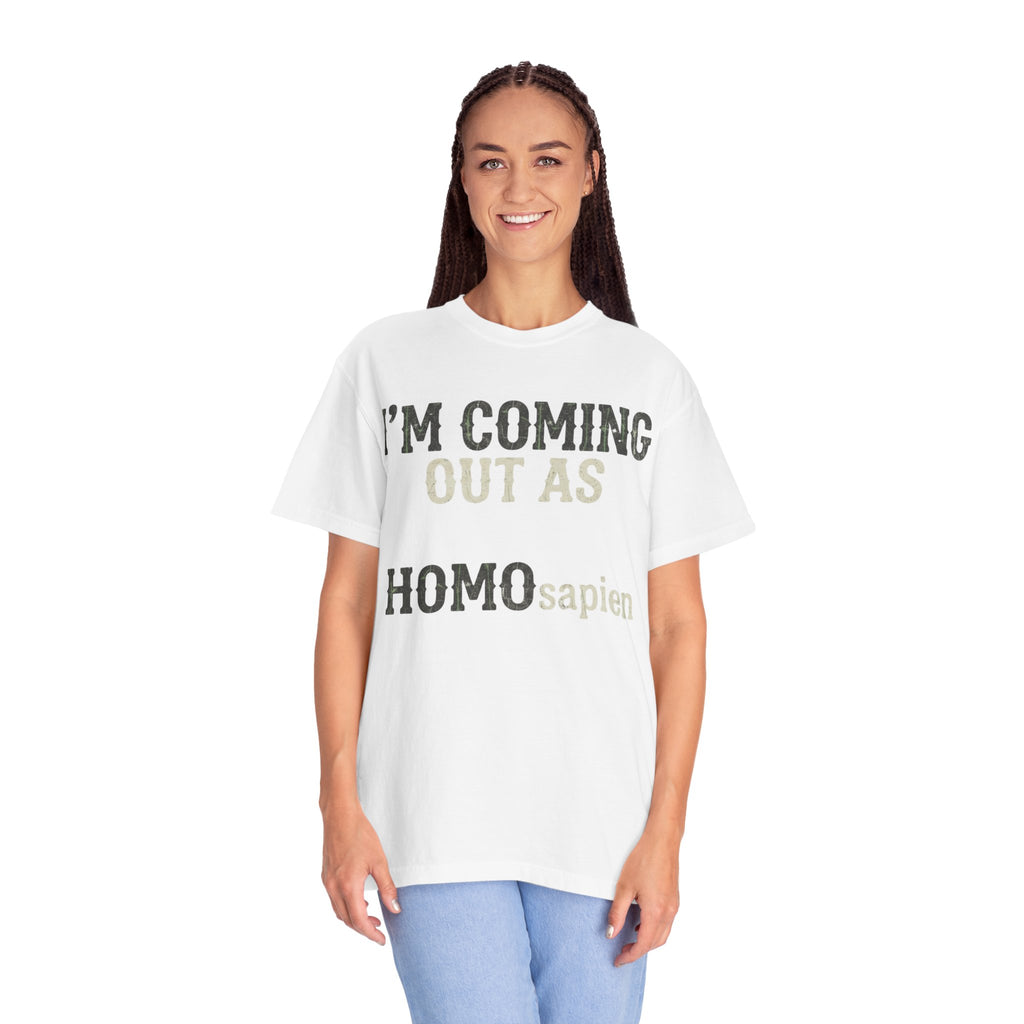 "I'm Coming Out" Unisex Garment-Dyed Tee