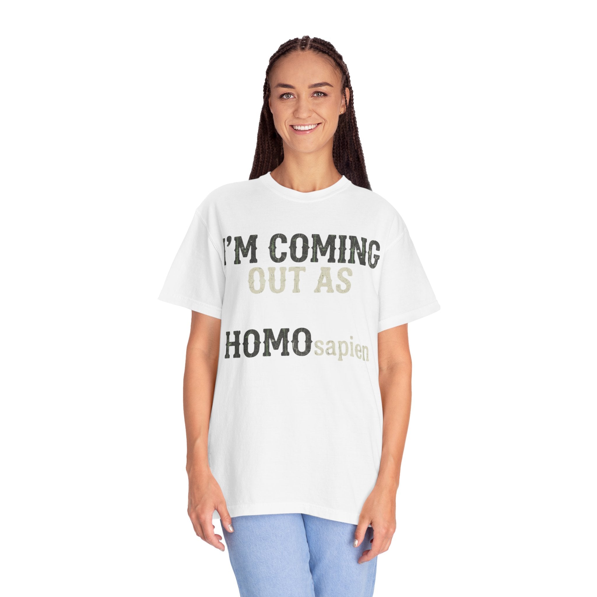 "I'm Coming Out" Unisex Garment-Dyed Tee