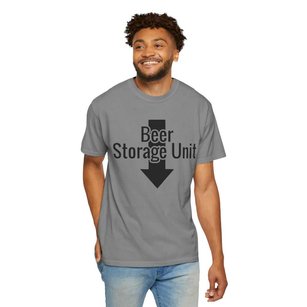 "Beer Storage Unit" Unisex Garment-Dyed T-shirt
