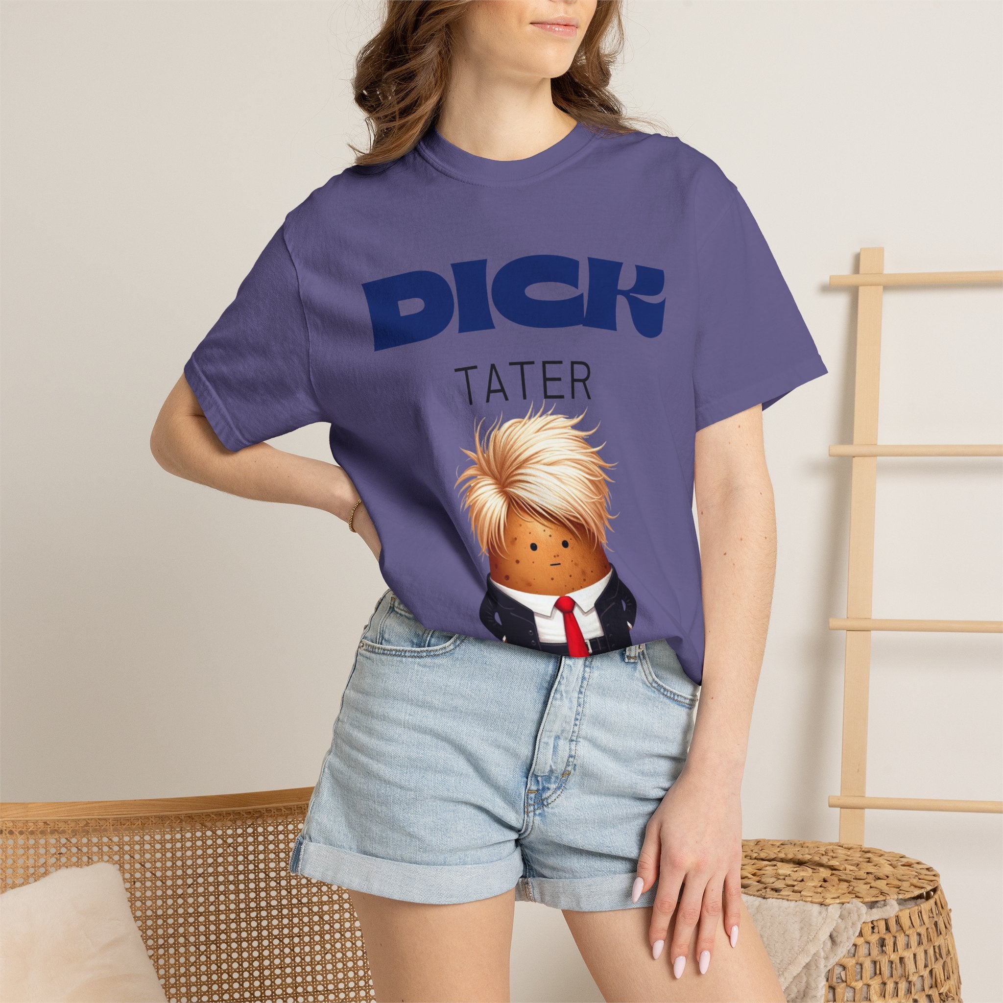 "The Dick Tater (Executive Spud Edition)" Unisex Garment-Dyed T-shirt
