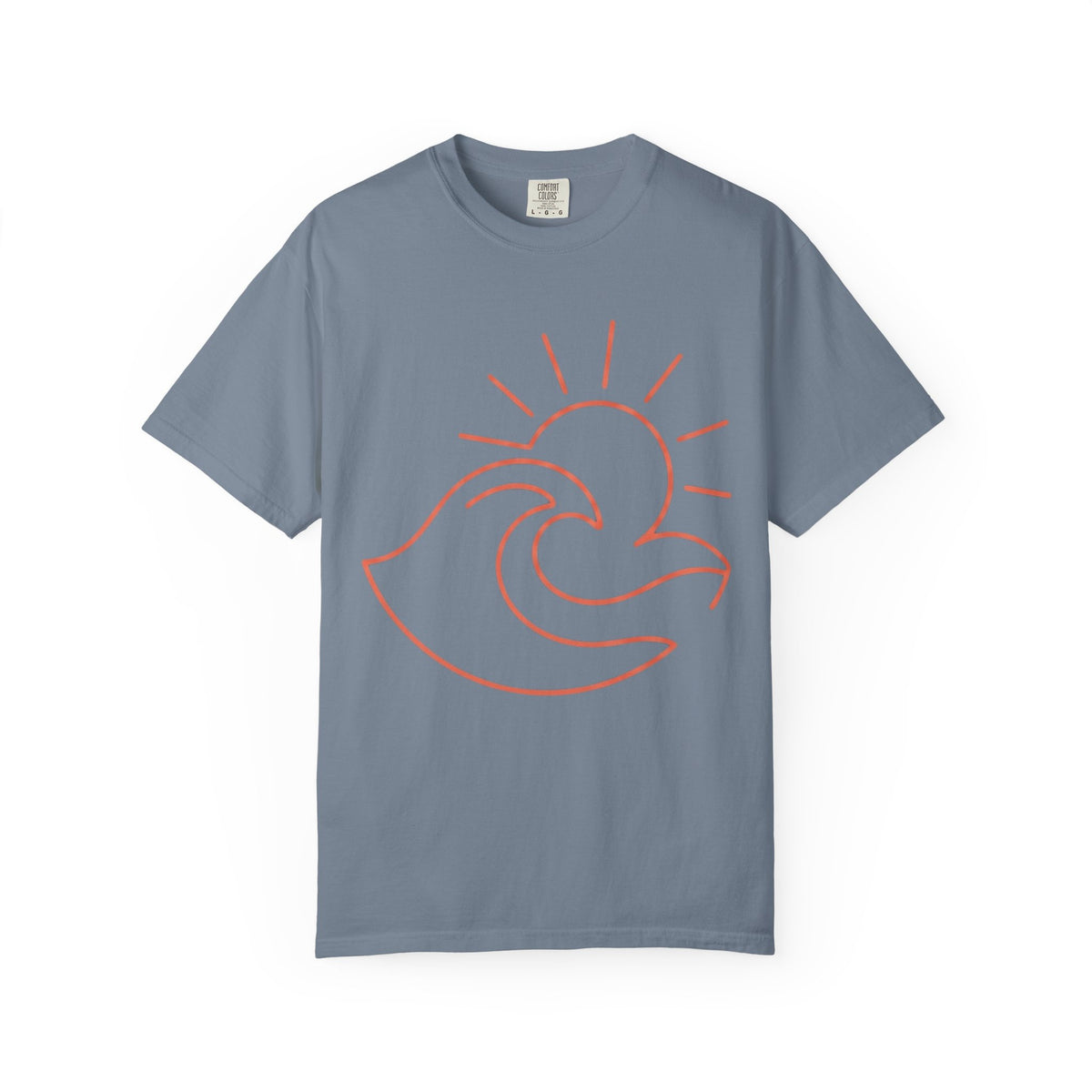 Color: Blue Jean | Sun Unisex Garment-Dyed Tee
