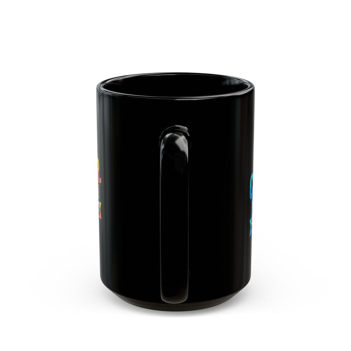 "I Beat Cancer - What is Your Superpower" Black Ceramic Mug