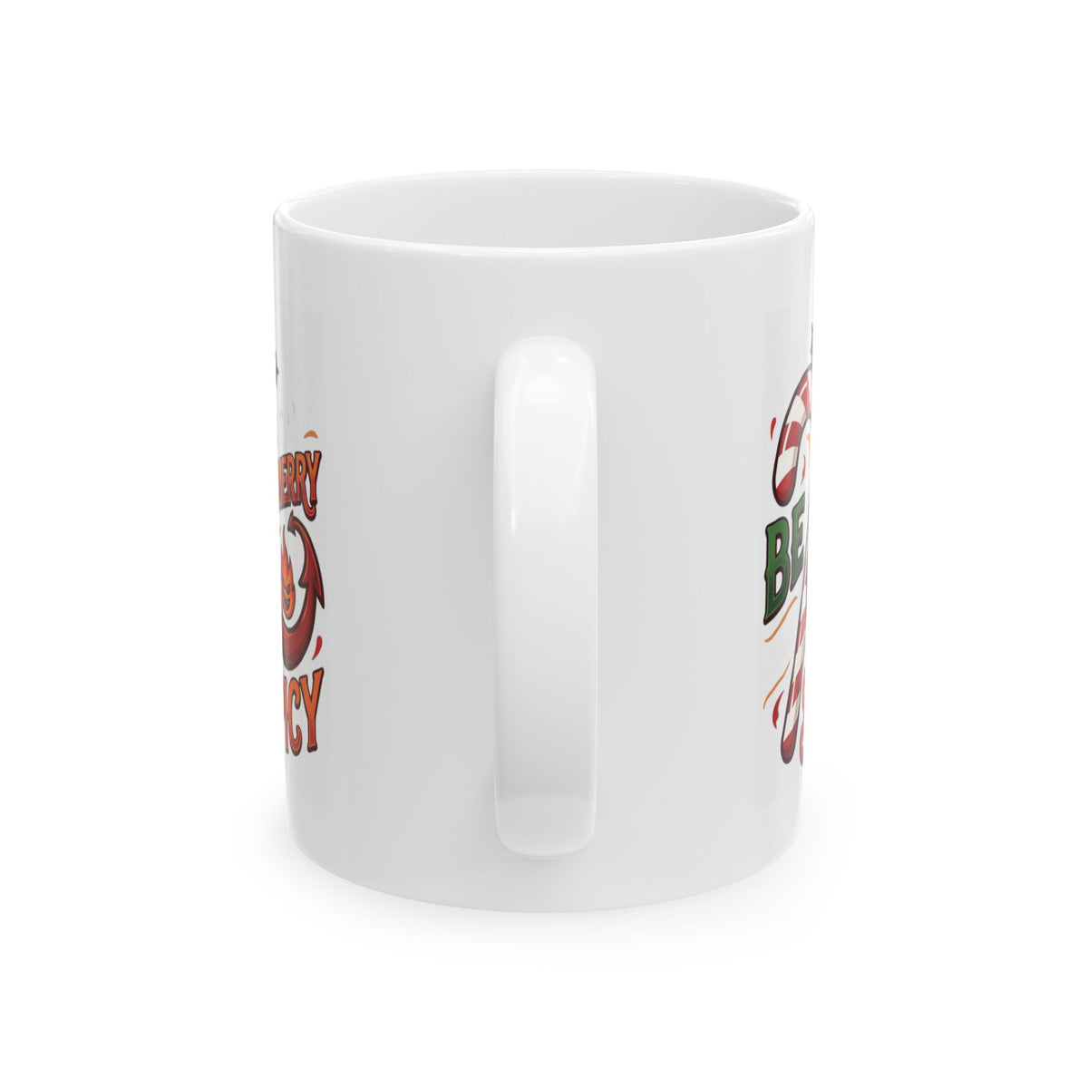 "May Your Days Be Merry and Spicy" White Ceramic Mug