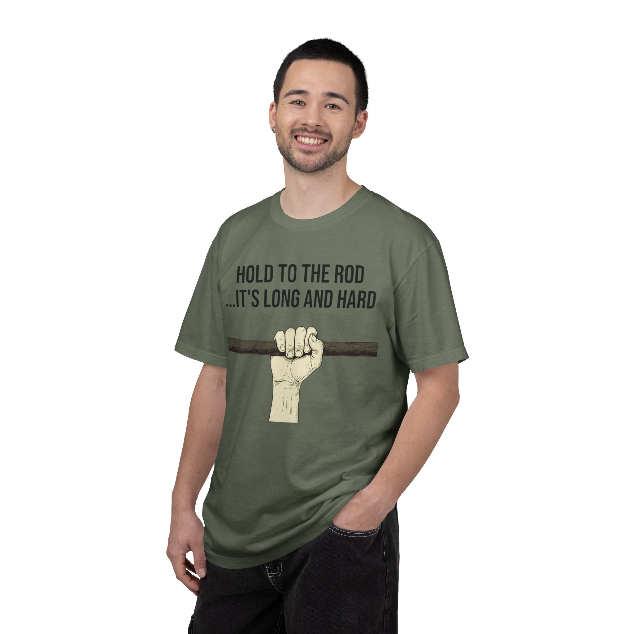 "Hold to the Rod" Unisex Garment-Dyed Tee