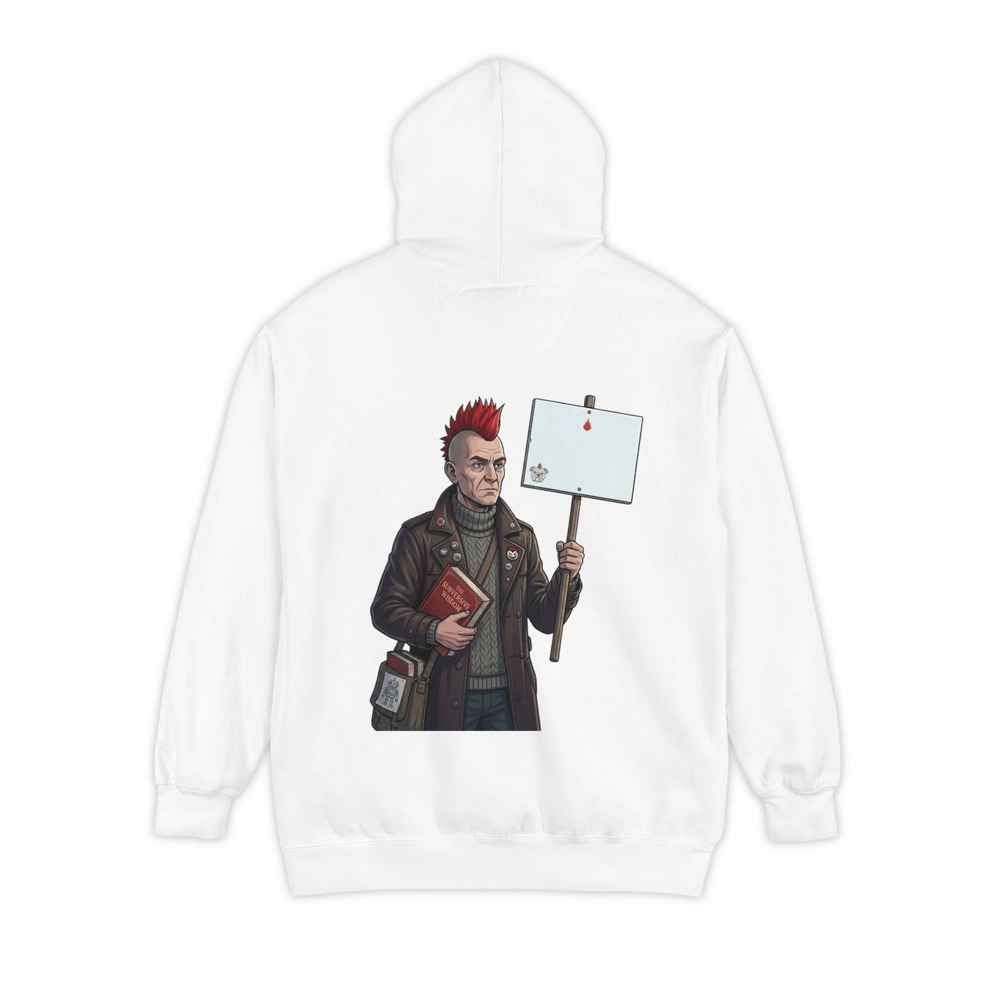 "Quiet" Garment-Dyed Hoodie