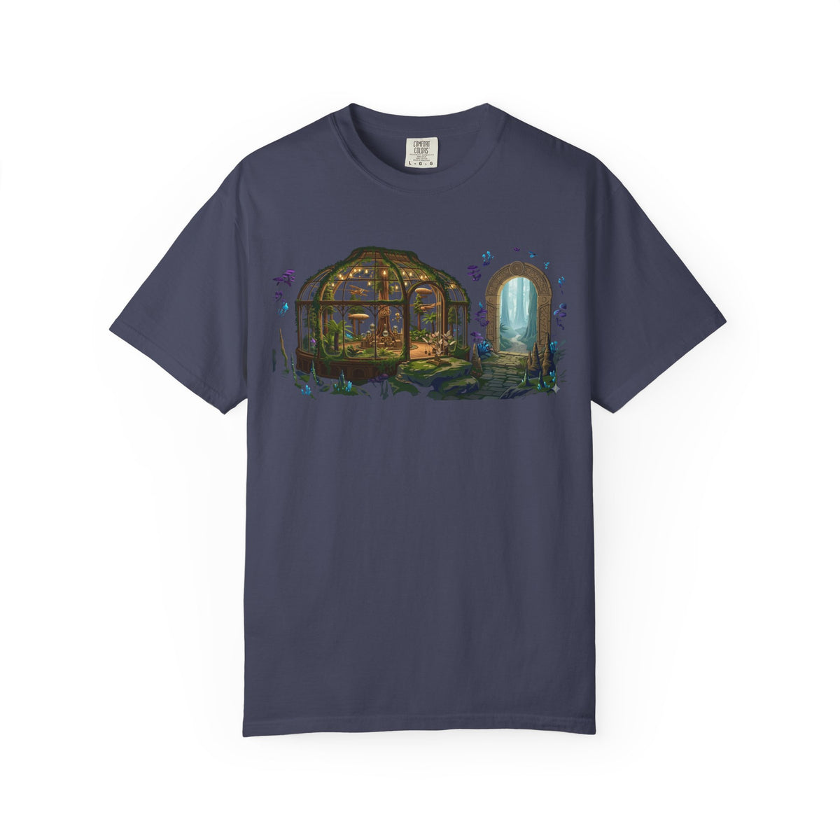 Color: Denim | Terrarium Unisex Garment-Dyed Tee